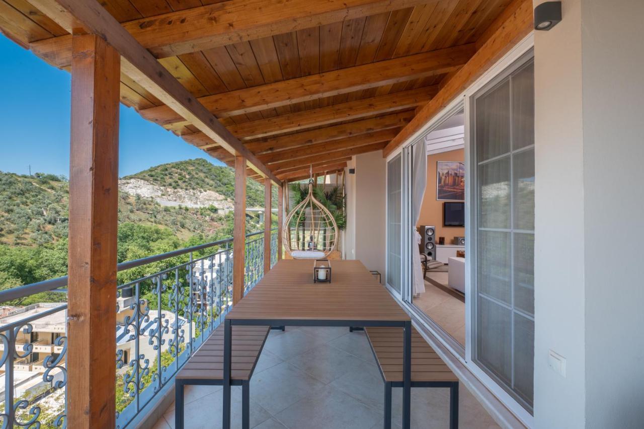 Panoramic View!Penthouse 120Qm Of Sea & Mountain Villa Loutra Edipsou  Exterior photo
