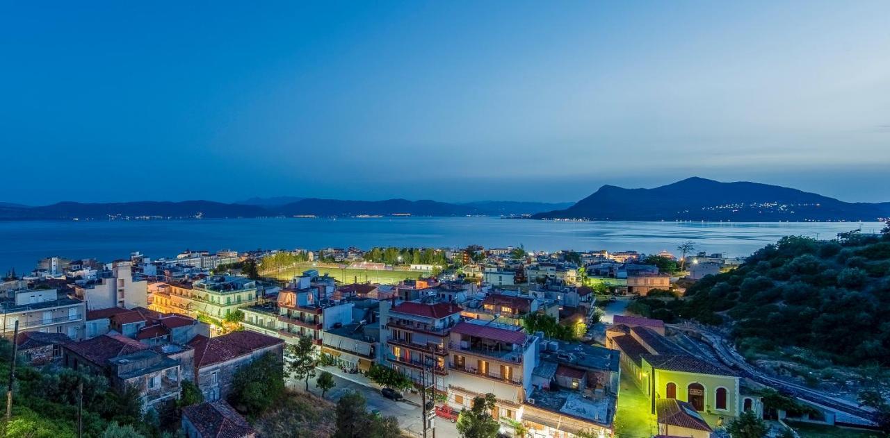Panoramic View!Penthouse 120Qm Of Sea & Mountain Villa Loutra Edipsou  Exterior photo
